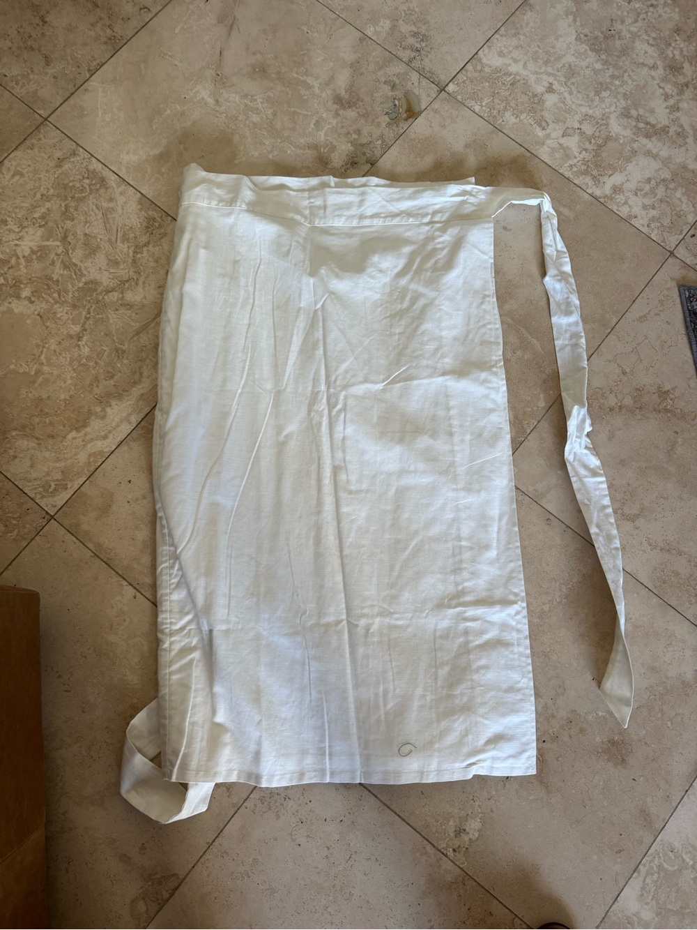 Never Fully Dressed White Wrap Maxi Skirt